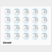 Little Aviator (blau) Gefallen Stickers (Blatt)