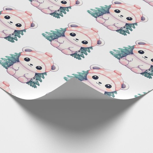 Little Baby Animal Xmas Magic Geschenkpapier (Ecke)