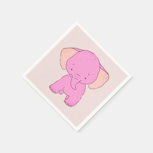 Little Baby Elephant Serviette (Ecke)