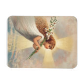 Little Baby Engel Hollis Magnet (Horizontal)