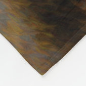 Little Baby Fox Cub Portrait Fleecedecke (Ecke)