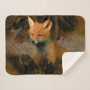 Little Baby Fox Cub Portrait Sherpadecke