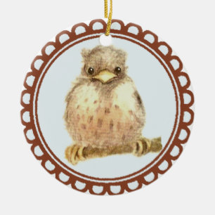 Little Baby Robin Keramikornament