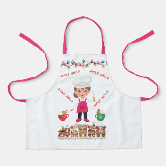 Little Baker Jingle Bells Schürze (Vorderseite)