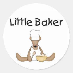 Little Baker Runder Aufkleber