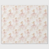 Little Ballerina #10 - Blonde Girl Geschenkpapier (Flach)