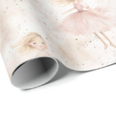 Little Ballerina #10 - Blonde Girl Geschenkpapier (Rolleneckpunkt)