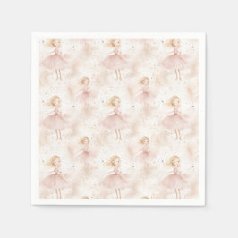 Little Ballerina #10 - Blonde Girl Serviette