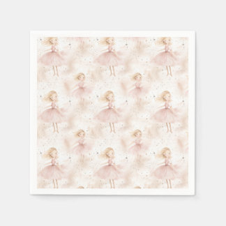 Little Ballerina #10 - Blonde Girl Serviette