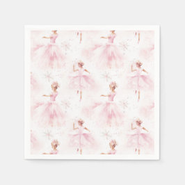 Little Ballerina #1 - Black Girl Serviette