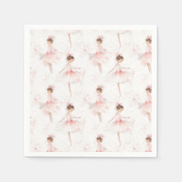 Little Ballerina #4 - Asian Girl Serviette