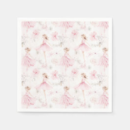 Little Ballerina #7 - Blonde Girl Serviette