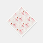 Little Ballerina #8 - Read Head Girl Serviette (Ecke)