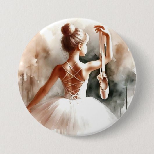 "Little Ballerina Dreams" Button (Vorderseite)