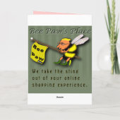 Little Ballerina Karte (Rückseite)