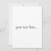 Little Ballerina zum Geburtstag Einladung (Rückseite)