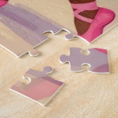 Little Ballerinas Dancing Cute Illustration Puzzle (Seite)