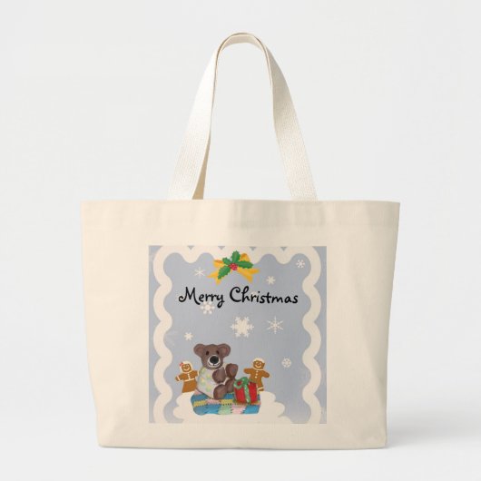 Little Bar Christmas Jumbo Tote Bag Jumbo Stoffbeutel (Vorne)