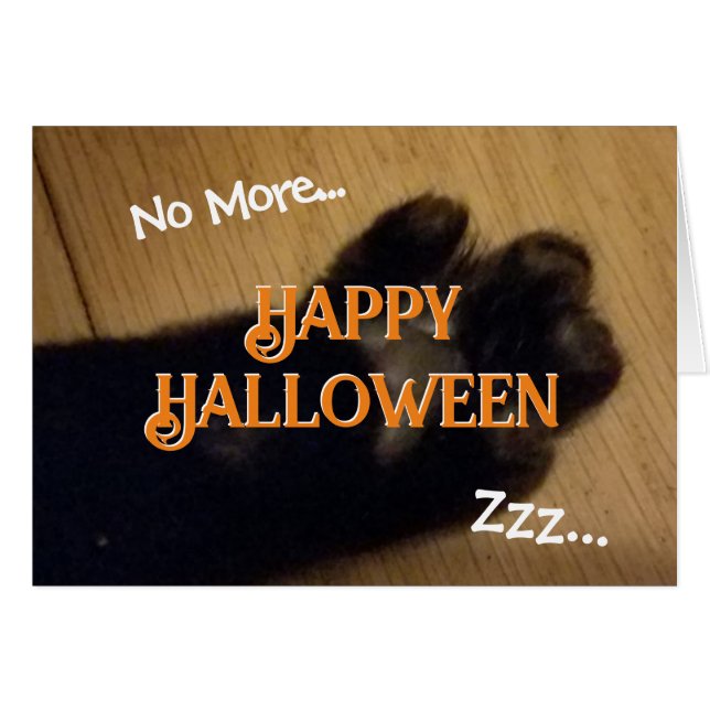 Little Bar Happy Halloween Greetings (Vorderseite (Horizontal))