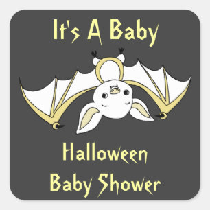 Little Bat Baby Shower Stickers