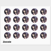 Little Bat Girl Vampire Fairy Stickers (Blatt)