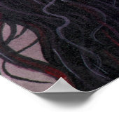 Little Bat Girl Vampire Gothic Fairy Poster (Ecke)