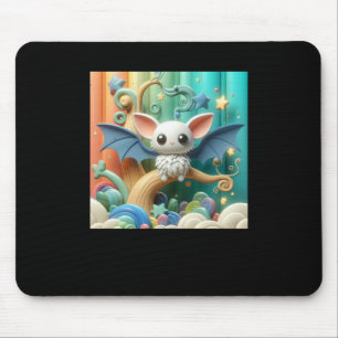 Little Bat in einem Fantasieland Mousepad