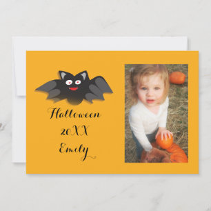 Little Bat individueller Halloween Foto Rahmen / K Karte