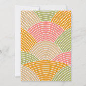 Little Bauer Harvest Scarecrow Kindergeburtstag Einladung (Rückseite)