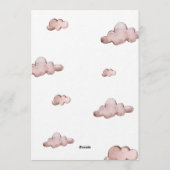 Little Bear Any Age Birthday Invitation Einladung (Rückseite)