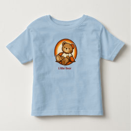 Little Bear Cute Retro Kawaii Toddler T-Shirt