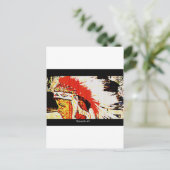 Little Bear Indian Postkarte (Stehend Vorderseite)