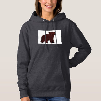 Little Bear Ladys Hoodie