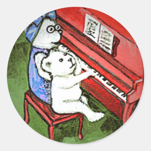 Little Bear & Oma Melody Sticker (Vorderseite)