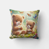 Little Bears Daisies 2 Kissen (Vorderseite)
