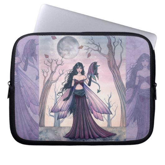 Little Beast Fairy and Dragon Laptop Sleeve (Vorderseite)