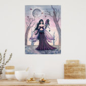 Little Beast Fairy mit Dragon Poster (Küche)