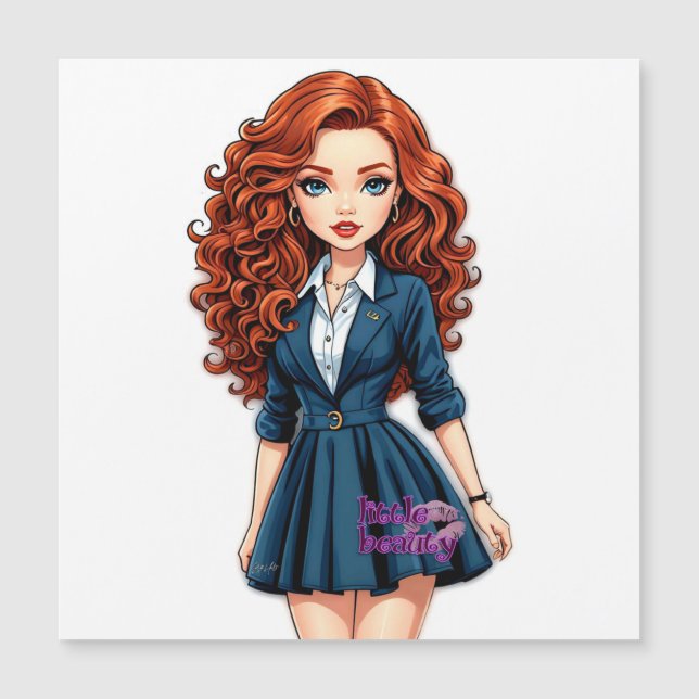 Little Beauty Magnetic Card Magnetkarte (Vorderseite)