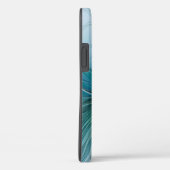 Little Beauty Modern Blue Gold Fraktal Blume Case-Mate iPhone Hülle (Rückseite / Rechts)