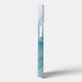 Little Beauty Modern Blue Gold Fraktal Blume Case-Mate iPhone Hülle (Rückseite / Rechts)