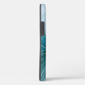 Little Beauty Modern Blue Gold Fraktal Blume Case-Mate iPhone Hülle (Rückseite / Rechts)