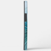 Little Beauty Modern Blue Gold Fraktal Blume Case-Mate iPhone Hülle (Rückseite / Rechts)