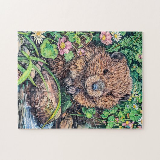 Little Beaver von der Creek Bank Puzzle (Horizontal)