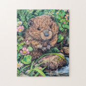 Little Beaver von der Creek Bank Puzzle (Vertikal)