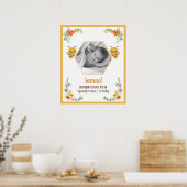 Little Bee Baby Birth Stats Poster (Küche)