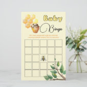 Little Bee Baby Shower Bingo Game (Stehend Vorderseite)