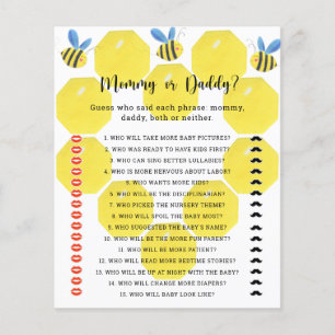 Little Bee - Baby Shower Spiel für Mama oder Papa
