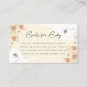 Little Bee Honey Boho Wildblume Book Request Begleitkarte (Vorderseite)