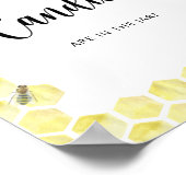 Little BEE rät wie viele Bonbons Poster (Ecke)