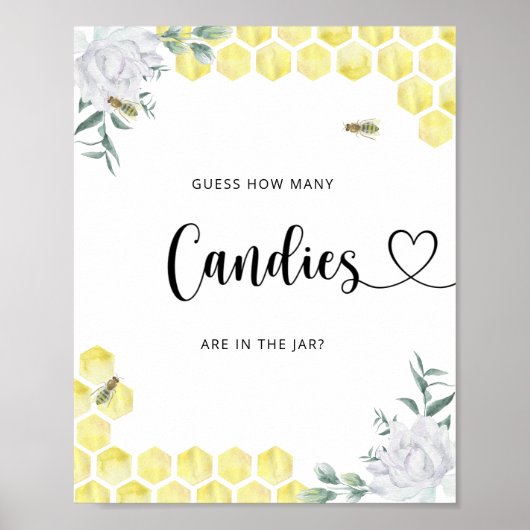 Little BEE rät wie viele Bonbons Poster (Vorne)